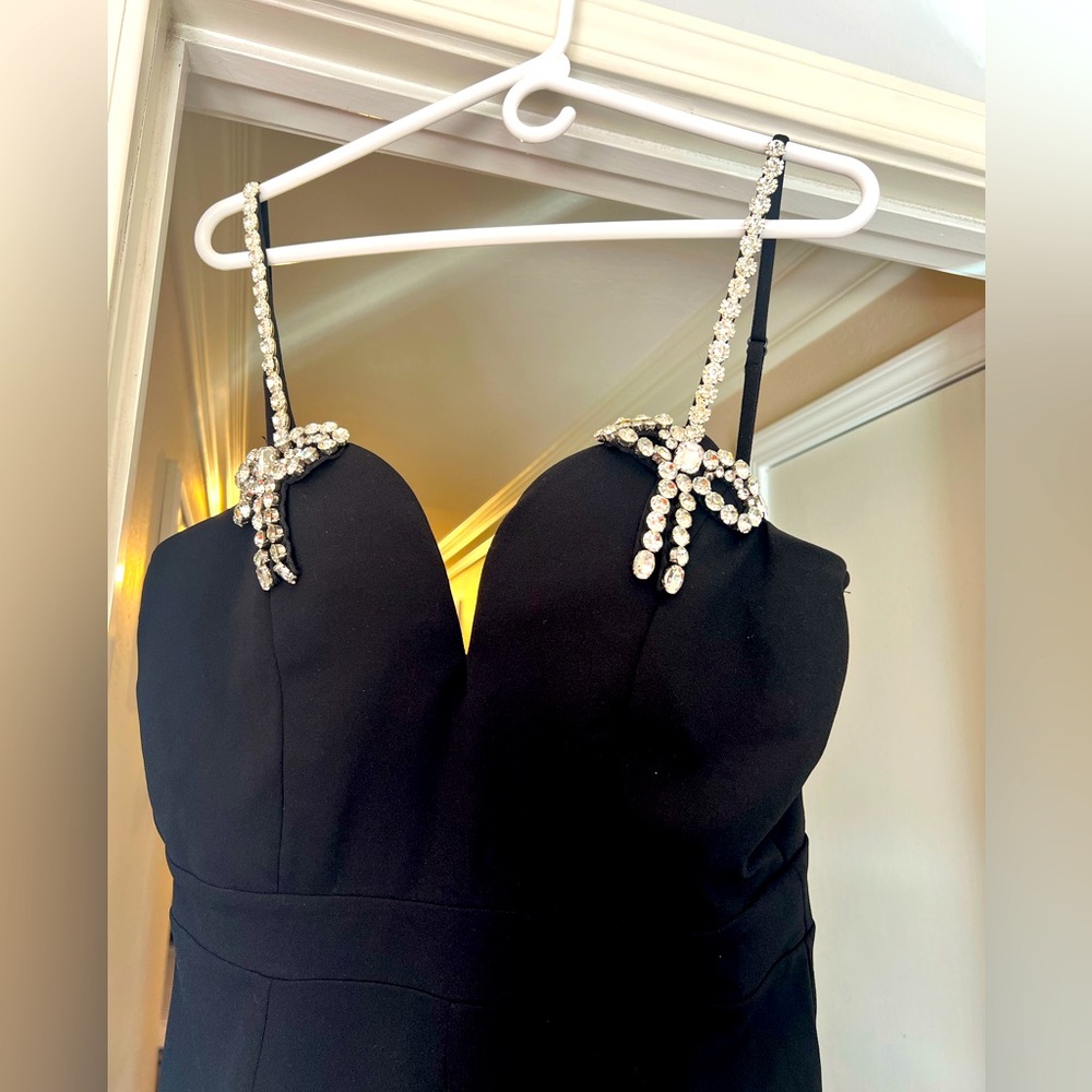 Expensive Nights Jumpsuit- Black